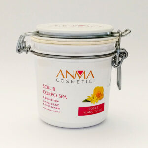 Scrub corpo spa alla rosa e ylang ylang